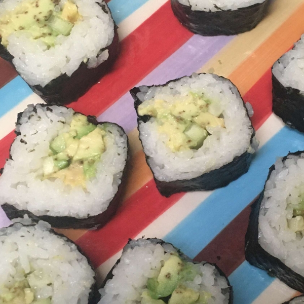 Smoked Salmon Sushi Roll