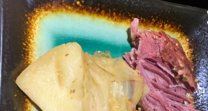 Stout Slow Cooker Corned Beef and Veggies