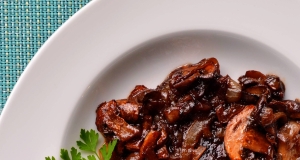 Grilled Mushrooms and Onions in Foil