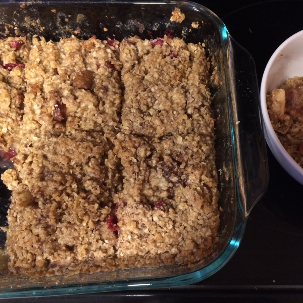Apple Rhubarb Crisp