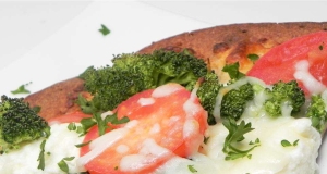 White Pizza with Broccoli