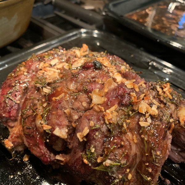 Leg o' Lamb with Lemon and Rosemary