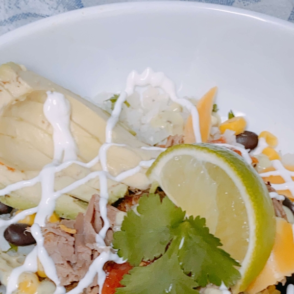 Copycat Cauliflower Rice Bowl with Cilantro