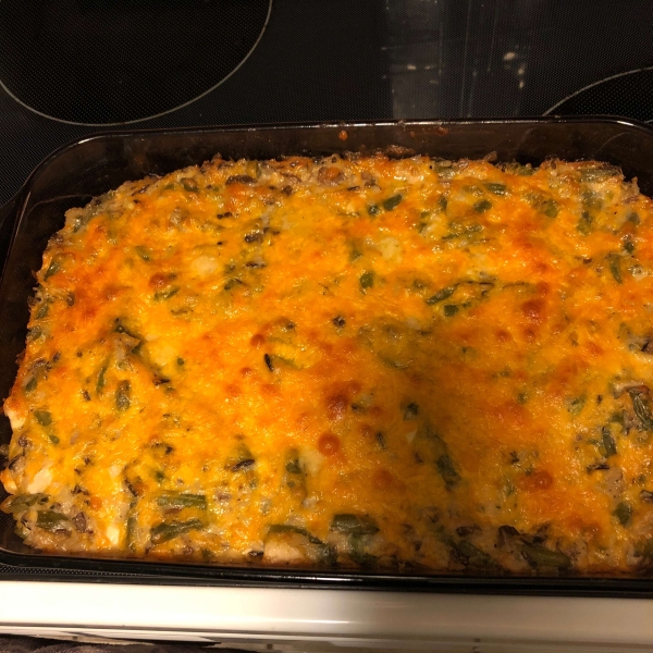 Chicken, Rice, and Green Bean Casserole