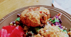 Simple Zesty Asian Salmon Burgers