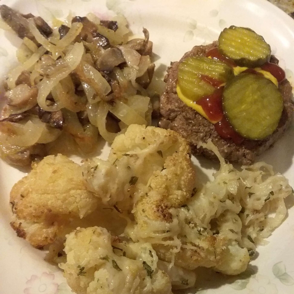 Roasted Garlic Cauliflower