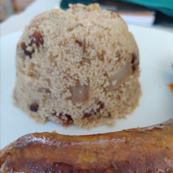 Moroccan Couscous with Rhubarb