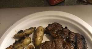 Rib-Eye Steaks with a Soy and Ginger Marinade