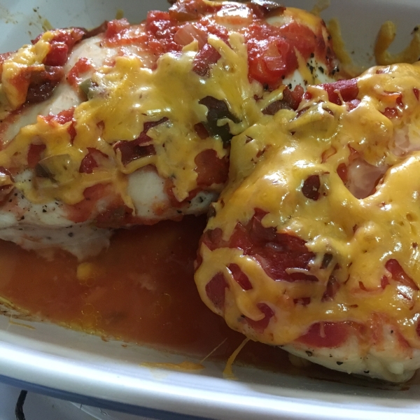 Easy Baked Chicken with Salsa and Guacamole