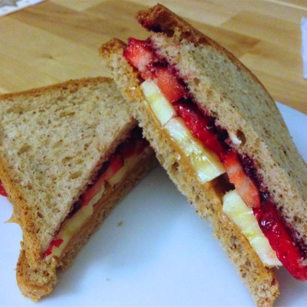 Deluxe Almond Butter Sandwiches