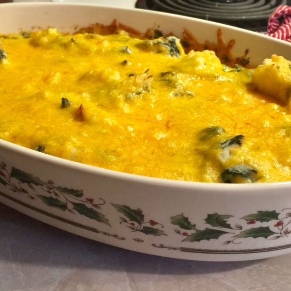 Potato Spinach Casserole