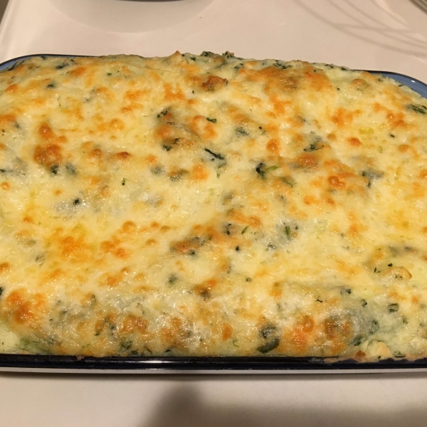 Potato Spinach Casserole