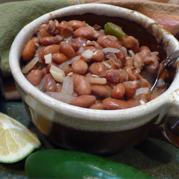 Beer Simmered Beans