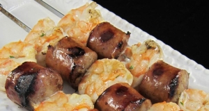 Grilled Shrimp and Sausages