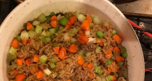 Confetti Rice with Carrot, Celery, and Almonds
