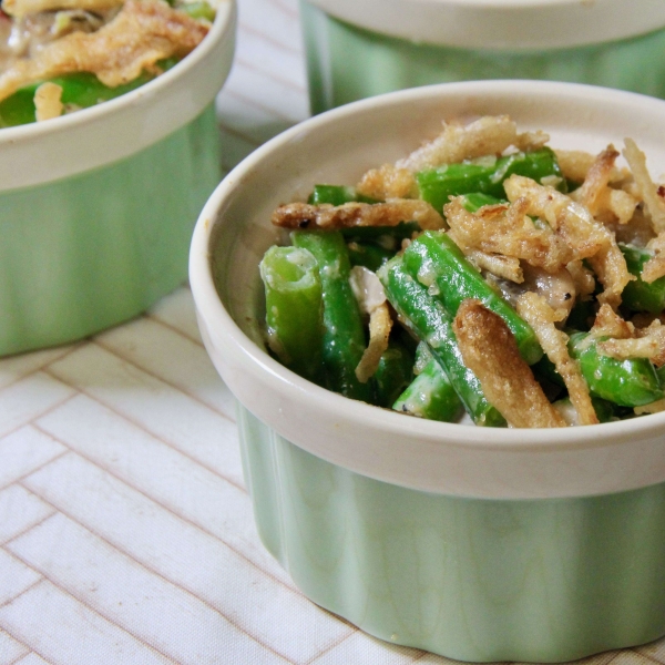 Individual Green Bean Casseroles