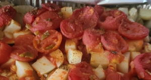 Lebanese Baked Eggplant