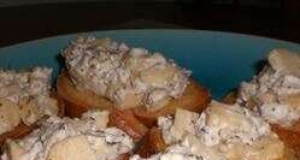 Apple Goat Cheese Bruschetta