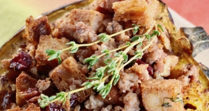 Sausage-Stuffed Acorn Squash