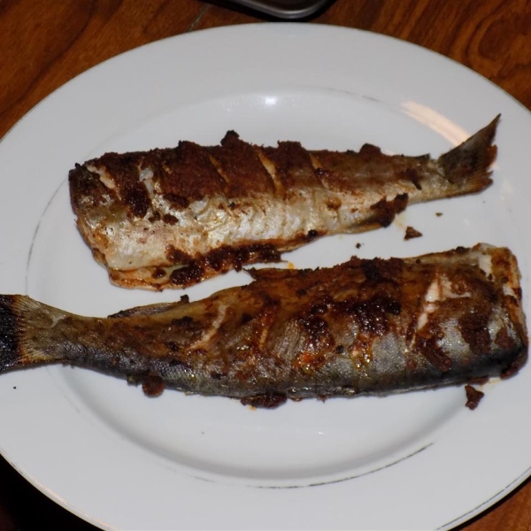Spicy Grilled Trout