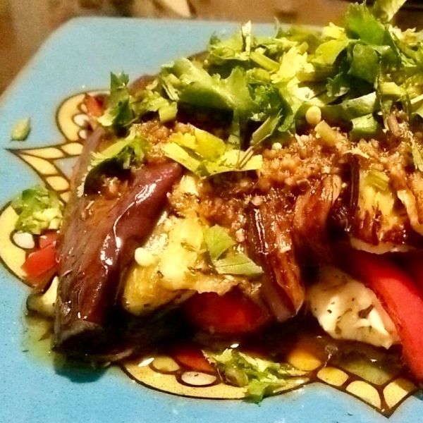 Warm Eggplant Salad