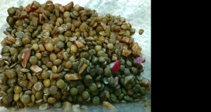 Tangy Summertime Lentils and Radish
