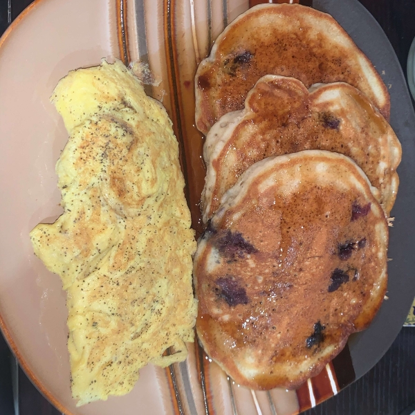 Blueberry Flax Pancakes