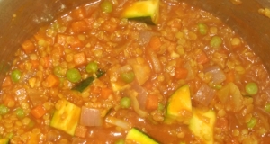 Red Lentils with Veggies