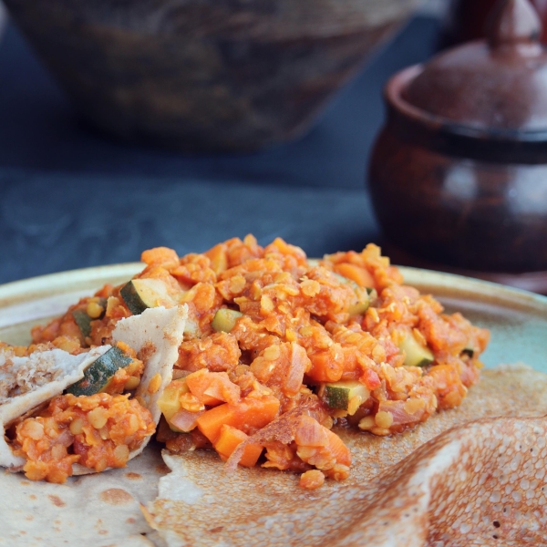 Red Lentils with Veggies