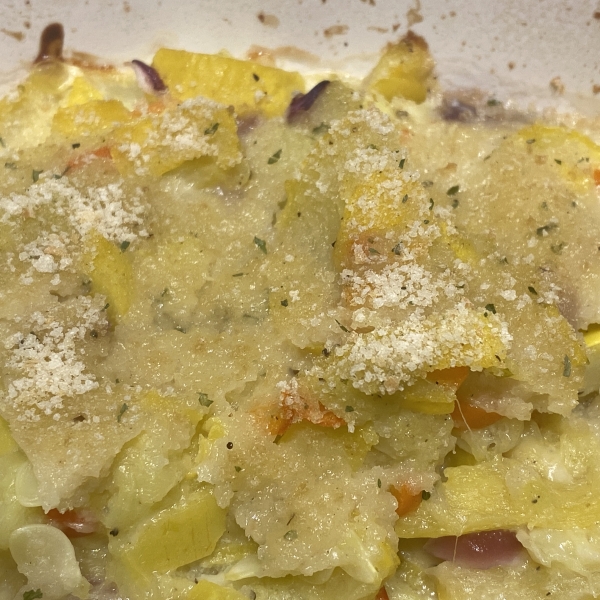 Sweet Yellow Squash Casserole