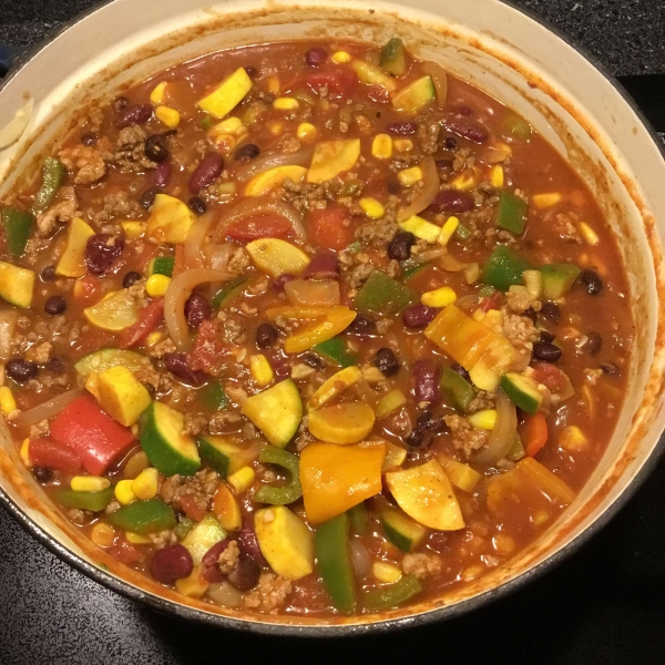 Rainbow Veggie Chili