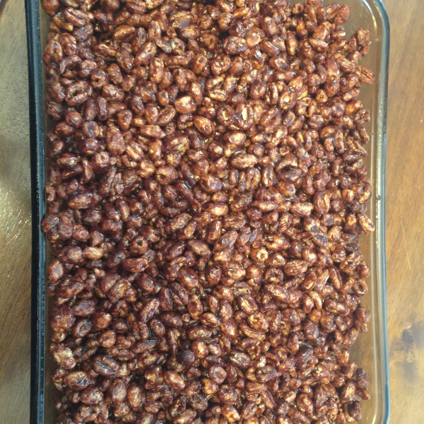 Chocolate Puffed Wheat Squares