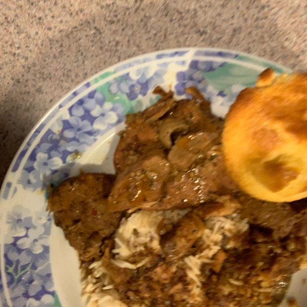 Pork Chops Smothered in Onions and Mushrooms