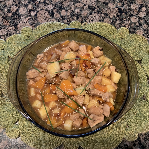 Sweet Onion and Pineapple Chicken Teriyaki