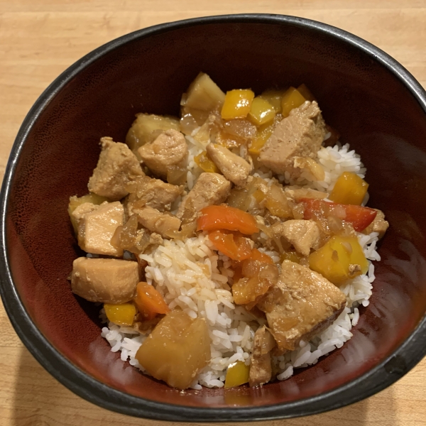 Sweet Onion and Pineapple Chicken Teriyaki