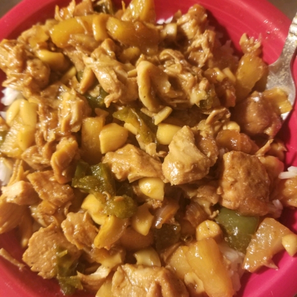 Sweet Onion and Pineapple Chicken Teriyaki