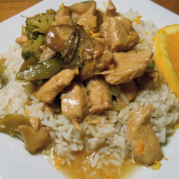 Citrusy Chicken and Broccoli