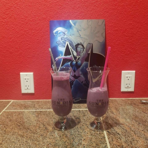 Blueberry Banana Milkshake