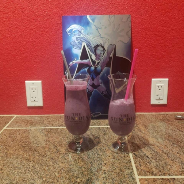 Blueberry Banana Milkshake