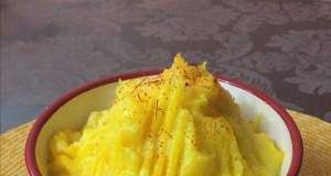 Saffron Mash Potatoes
