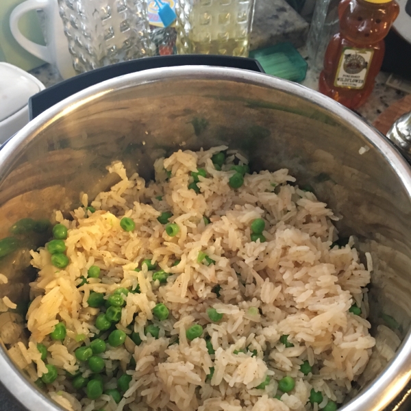 Lemon Rice with Peas