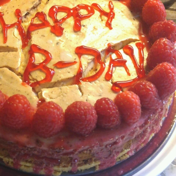 Chocolate-Raspberry Cheesecake