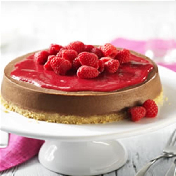 Chocolate-Raspberry Cheesecake