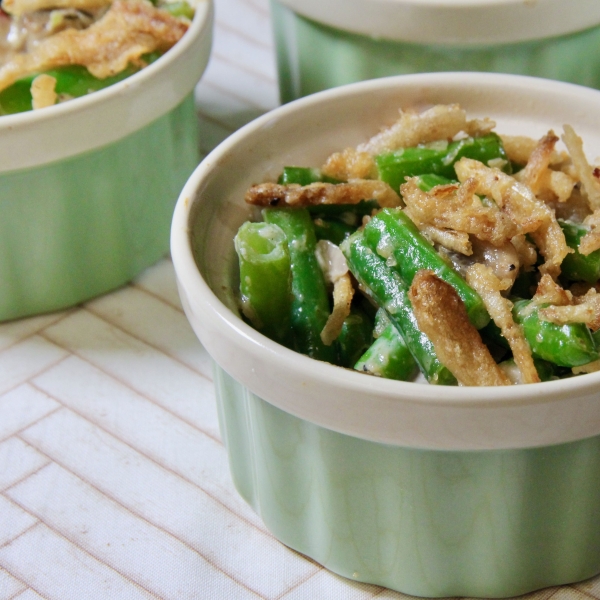Individual Green Bean Casseroles