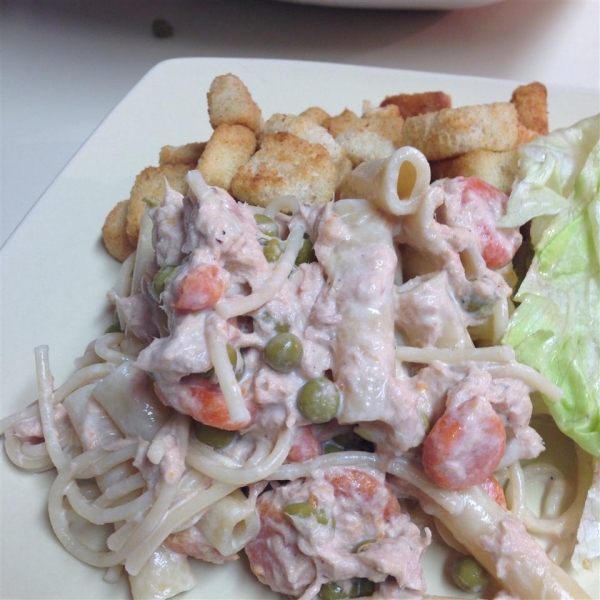 No-Egg Tuna Macaroni Salad