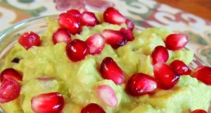 Andrea's Pomegranate Guacamole
