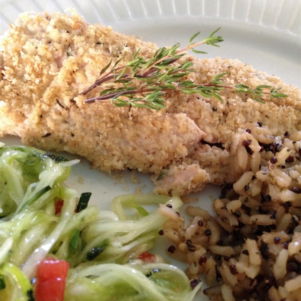 Almond Herb-Crusted Trout for Two