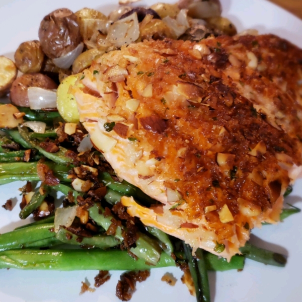 Almond Herb-Crusted Trout for Two