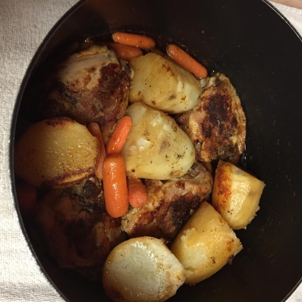 Mom's Paprika Chicken with Potatoes