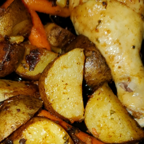Mom's Paprika Chicken with Potatoes
